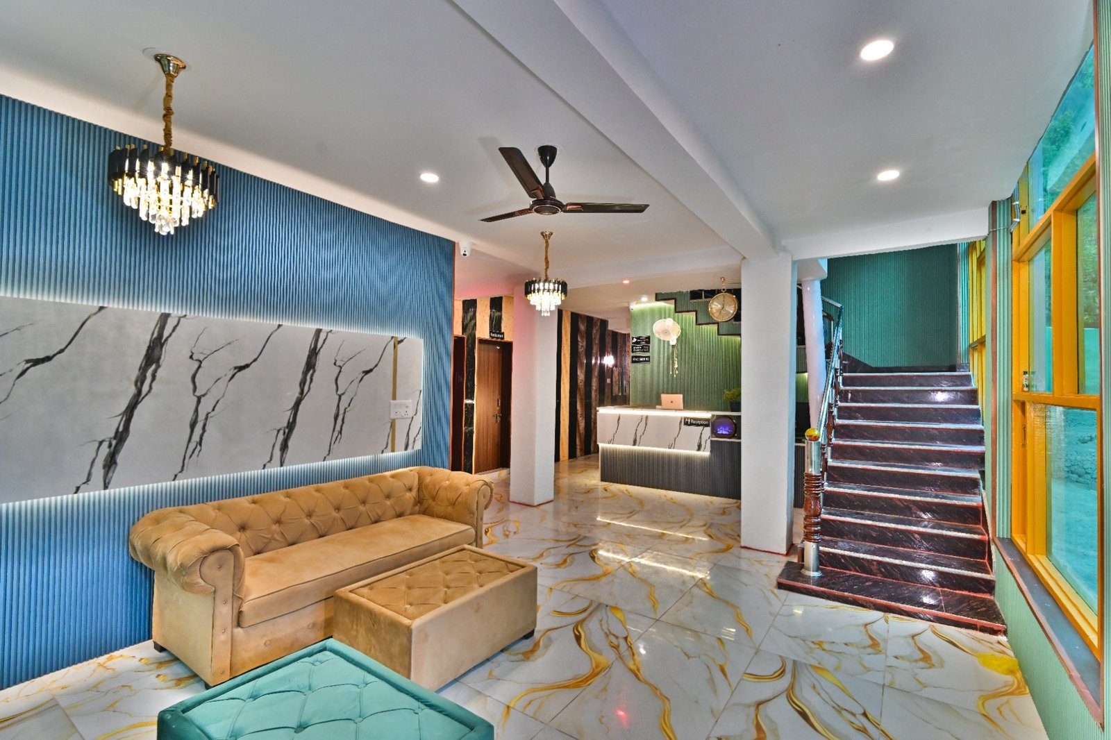 Interior details at Forest Grandeur Resort